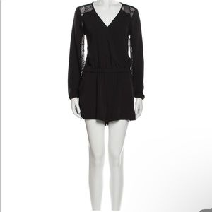 Parker Black Lace Romper